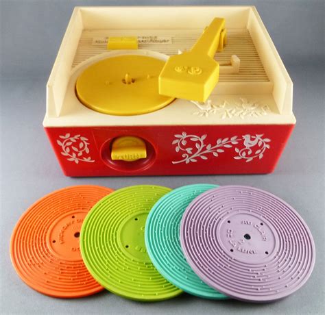 music box metal record player|fisher price music box vintage.